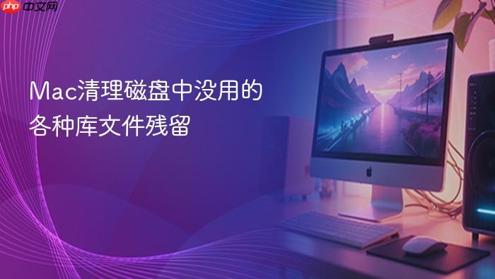 mac清理磁盘中没用的各种库文件残留