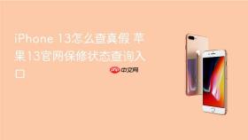 iphone 13怎么查真假 苹果13官网保修状态查询入口
