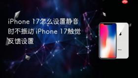 iphone 17怎么设置静音时不振动 iphone 17触觉反馈设置