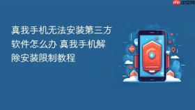 真我手机无法安装第三方软件怎么办 真我手机解除安装限制教程