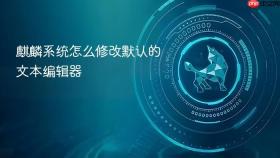 麒麟系统怎么修改默认的文本编辑器