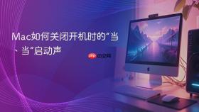 mac如何关闭开机时的“当、当”启动声