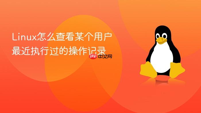 linux怎么查看某个用户最近执行过的操作记录