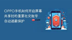 OPPO手机如何开启屏幕共享时的重要社交账号自动遮蔽保护