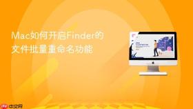 mac如何开启finder的文件批量重命名功能