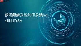 银河麒麟系统如何安装IntelliJ IDEA