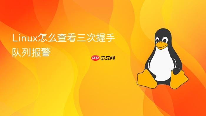 linux怎么查看三次握手队列报警