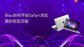 mac如何开启safari浏览器的标签页组