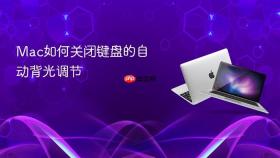 mac如何关闭键盘的自动背光调节