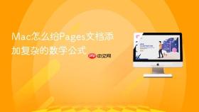mac怎么给pages文档添加复杂的数学公式