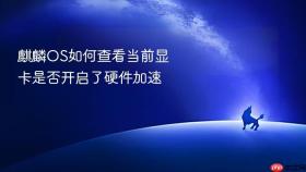 麒麟os如何查看当前显卡是否开启了硬件加速
