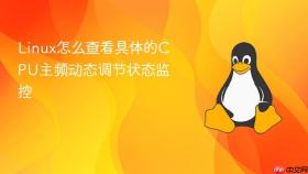 linux怎么查看具体的cpu主频动态调节状态监控