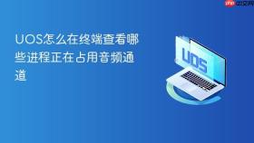 uos怎么在终端查看哪些进程正在占用音频通道