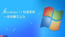 windows 11 检查更新一直转圈怎么办