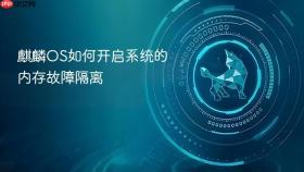 麒麟os如何开启系统的内存故障隔离