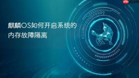 麒麟OS如何开启系统的内存故障隔离