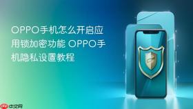 OPPO手机怎么开启应用锁加密功能 OPPO手机隐私设置教程