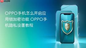 oppo手机怎么开启应用锁加密功能 oppo手机隐私设置教程