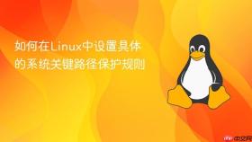 如何在linux中设置具体的系统关键路径保护规则