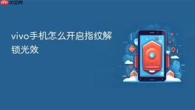 vivo手机怎么开启指纹解锁光效