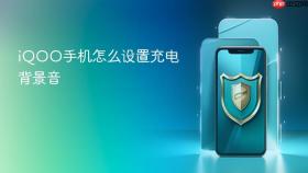 iqoo手机怎么设置充电背景音