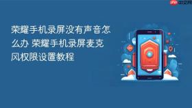 荣耀手机录屏没有声音怎么办 荣耀手机录屏麦克风权限设置教程