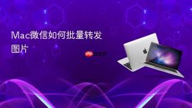 mac微信如何批量转发图片