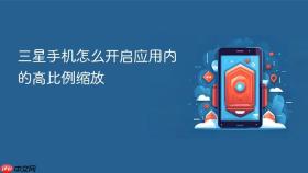 三星手机怎么开启应用内的高比例缩放
