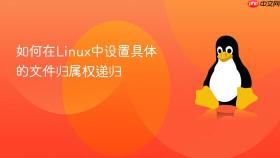 如何在Linux中设置具体的文件归属权递归
