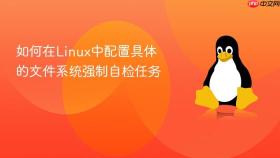 如何在Linux中配置具体的文件系统强制自检任务