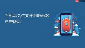 手机怎么传文件到路由器自带硬盘
