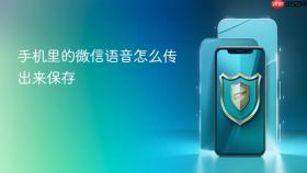 手机里的微信语音怎么传出来保存