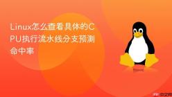 Linux怎么查看具体的CPU执行流水线分支预测命中率