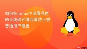 如何在linux中设置具体的系统级环境变量防止被普通用户覆盖