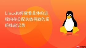 linux如何查看具体的进程内存分配失败导致的系统挂起记录