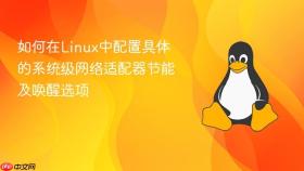 如何在linux中配置具体的系统级网络适配器节能及唤醒选项