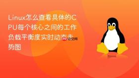 linux怎么查看具体的cpu每个核心之间的工作负载平衡度实时动态走势图
