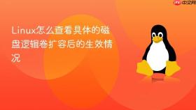 Linux怎么查看具体的磁盘逻辑卷扩容后的生效情况
