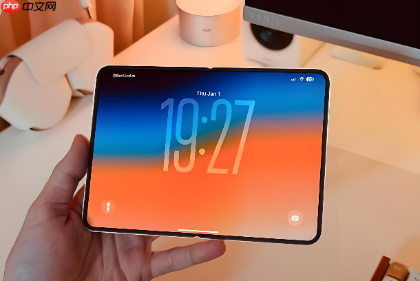 iphone折叠屏展开后桌面图标乱了怎么办