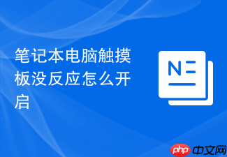 笔记本电脑触摸板没反应怎么开启