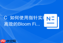 C++如何使用指针实现高效的Bloom Filter