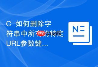 c++如何删除字符串中所有的特定url参数键