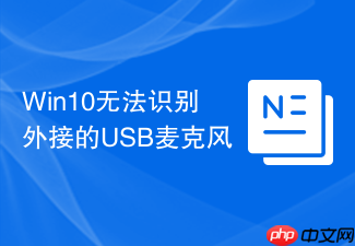 win10无法识别外接的usb麦克风
