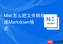 mac怎么把文件转换成markdown格式