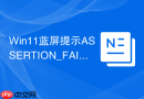 win11蓝屏提示assertion_failure怎么办