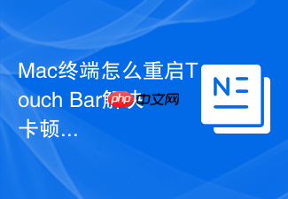 mac终端怎么重启touch bar解决卡顿