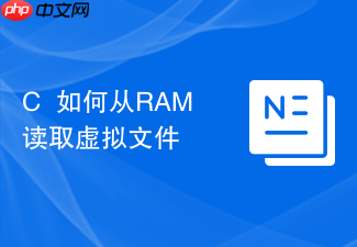 c++如何从ram读取虚拟文件