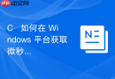c++ 如何在 windows 平台获取微秒时间
