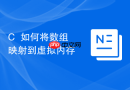 C++如何将数组映射到虚拟内存