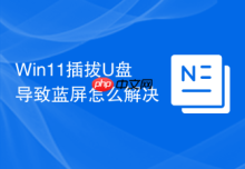 Win11插拔U盘导致蓝屏怎么解决